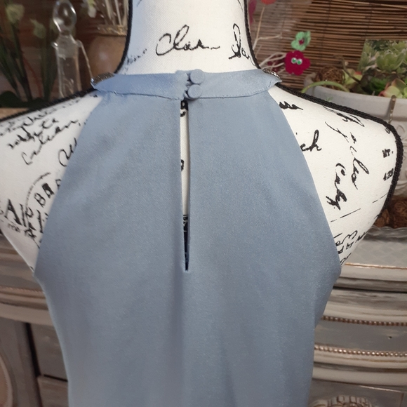 Periwinkle Lightweight Beaded Dress - Picture 2 of 6